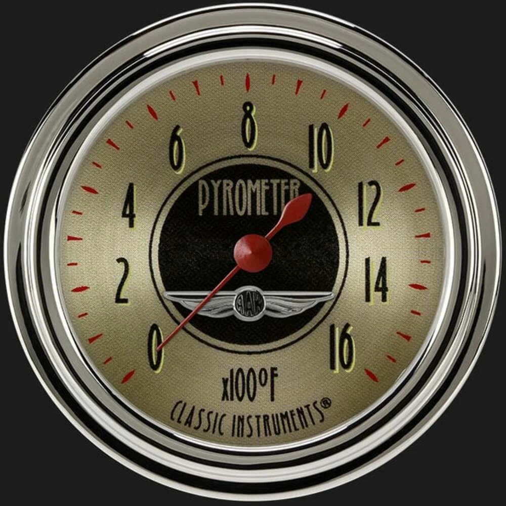 All American Nickel 2 5_8_ Exhaust Gas Temp. Gauge AN398SLC